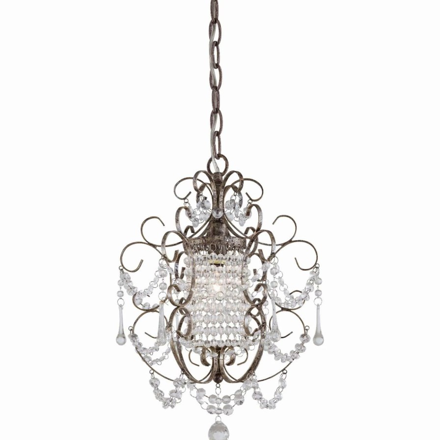 Chandeliers * | Best Reviews Of Minka Lavery 3121-333 Mini Chandelier Westport Silver