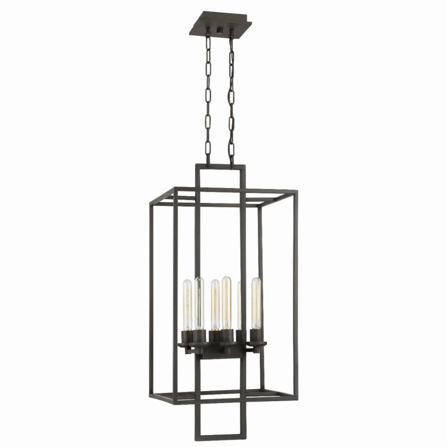 Chandeliers * | Hot Sale Jeremiah Edison Bulb Craftmade Cubic 41536 Chandelier