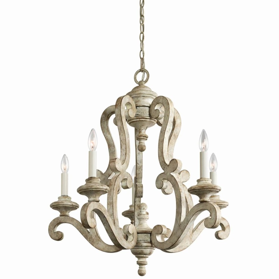 Candle * | Deals Candle Kichler Hayman Bay 43256Daw Chandelier