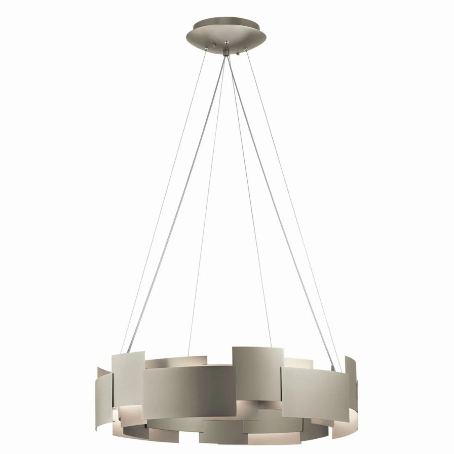 Chandeliers * | Flash Sale Drum Kichler Moderne Chandelier/Pendant Led Light