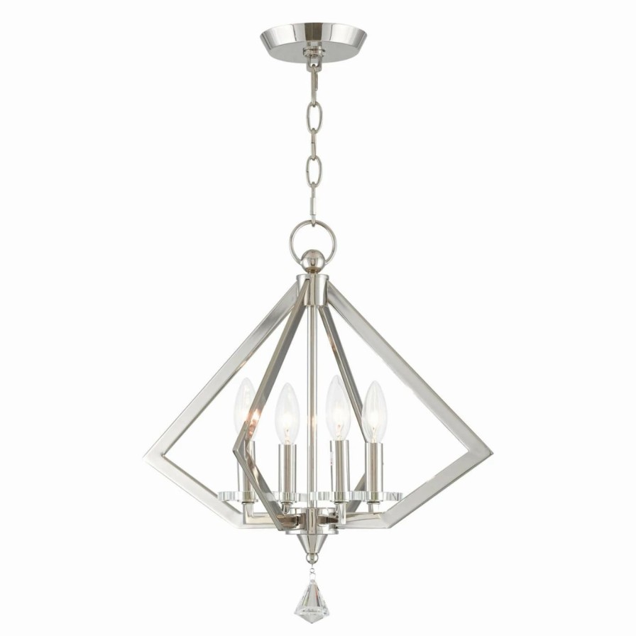 Chandeliers * | Coupon Livex Lighting Diamond 50664-35 Mini Chandelier