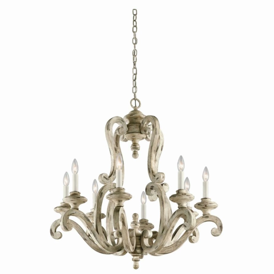 Candle * | Cheapest Candle Kichler Hayman Bay 43265Daw Chandelier