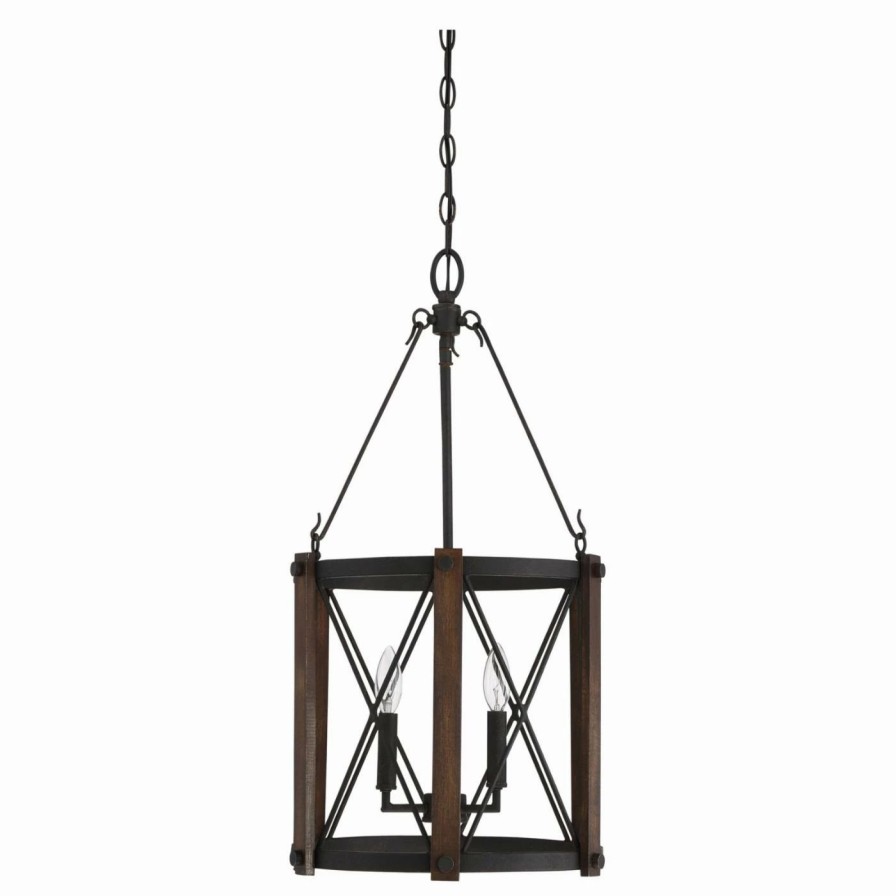 Chandeliers * | Discount Candle Quoizel Baron Bro5203Mk Cage Chandelier