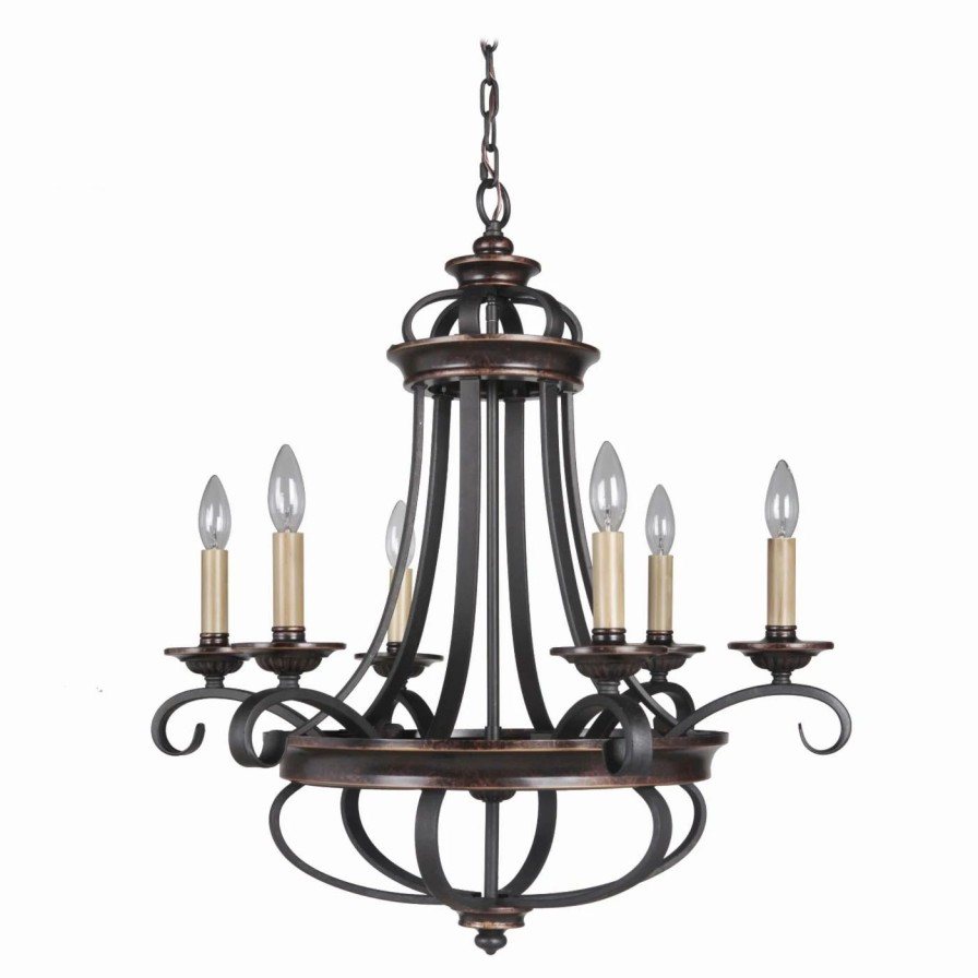 Candle * | Best Deal Candle Craftmade Stafford 38726-Agtb Chandelier