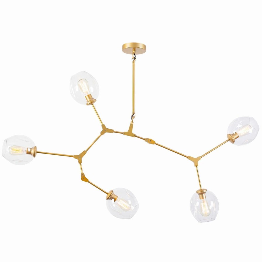 Chandeliers * | Best Reviews Of Edison Bulb Edgemod Thurston Ls-C126 Chandelier