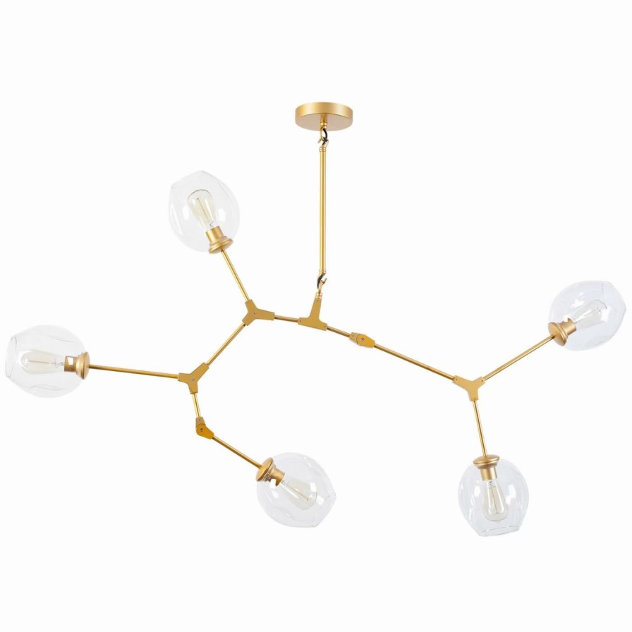 Chandeliers * | Best Reviews Of Edison Bulb Edgemod Thurston Ls-C126 Chandelier