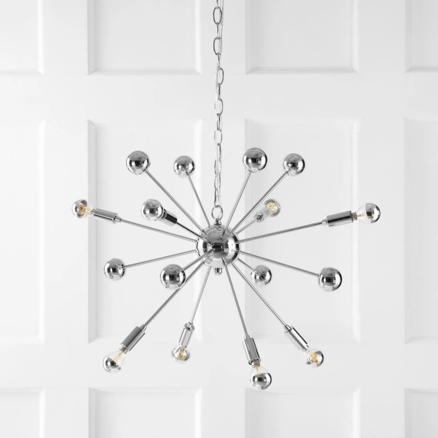 Chandeliers * | Cheap Jonathan Y Glenn Jyl9017A Sputnik Led Chandelier