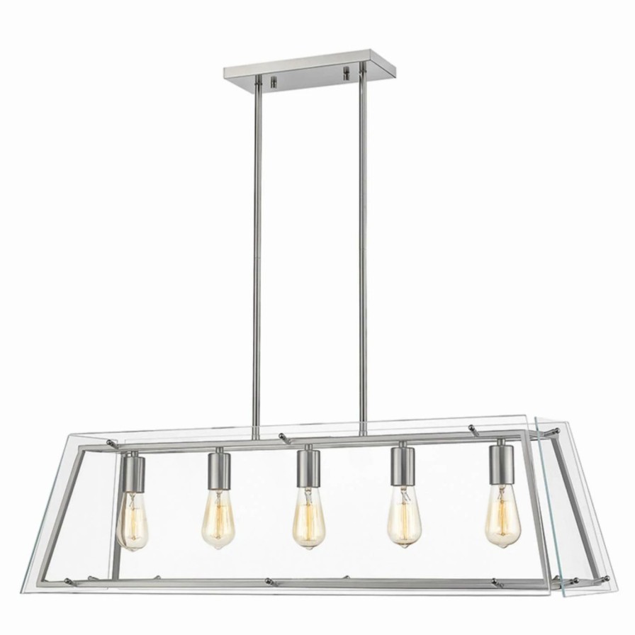 Chandeliers * | Brand New Linear Ove Decors Evan V 15Lpe-Eva532 Chandelier