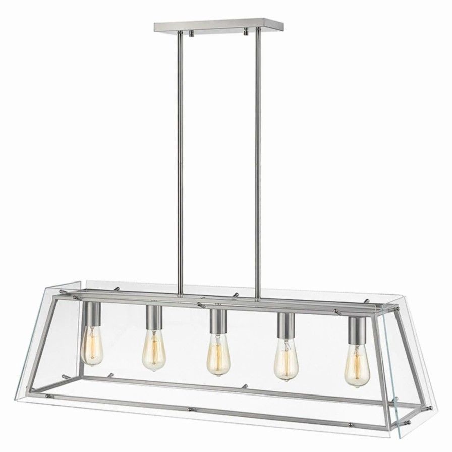 Chandeliers * | Brand New Linear Ove Decors Evan V 15Lpe-Eva532 Chandelier