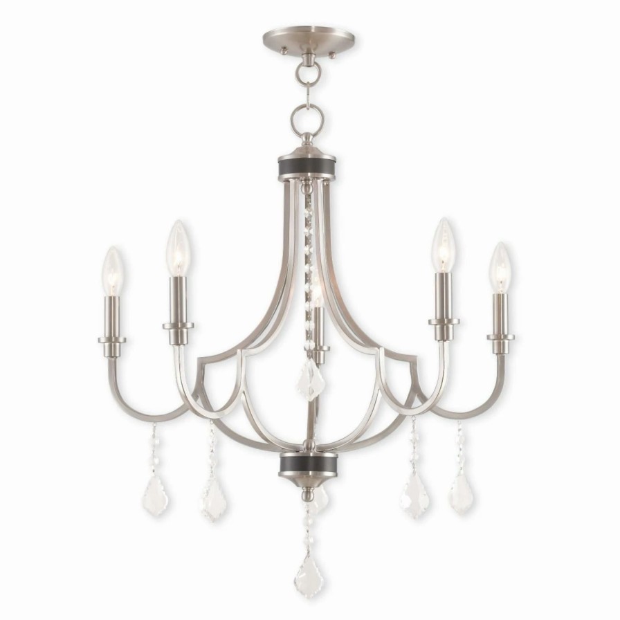 Candle * | Deals Candle Livex Lighting Glendale 40885 Chandelier