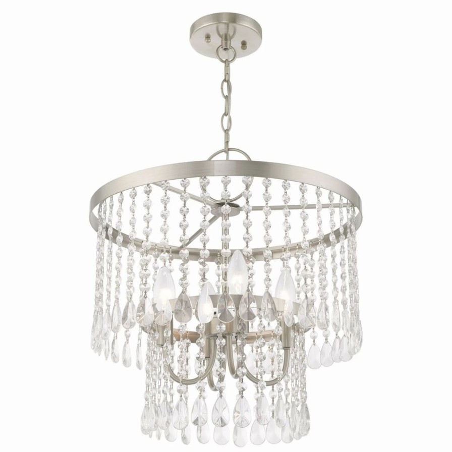 Chandeliers * | Budget Drum Livex Lighting Elizabeth 5106 Chandelier