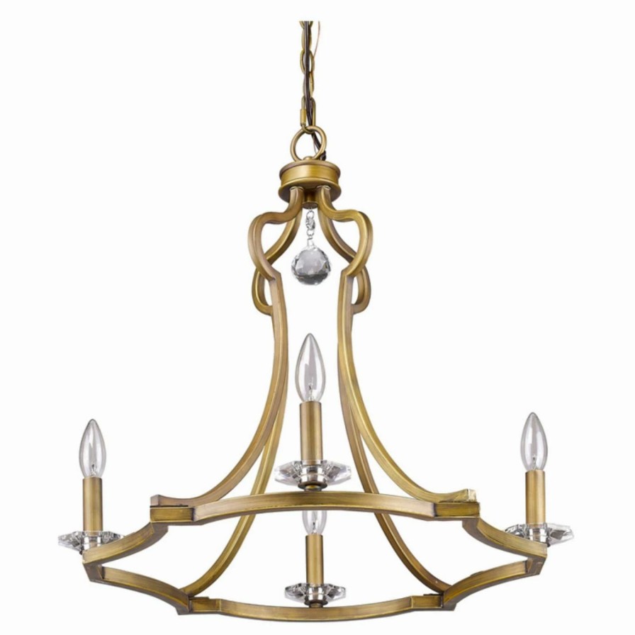 Chandeliers * | Coupon Acclaim Lighting Inc Wagon Wheel Acclaim Lighting Peyton In11019 Chandelier