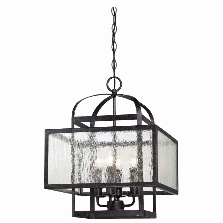 Chandeliers * | New Cage Minka Lavery Camden Square Mini Chandelier Aged Charcoal