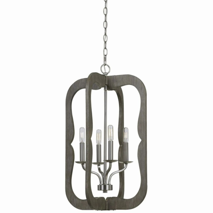 Chandeliers * | Best Pirce Edison Bulb Cal Lighting Portici Fx-3682-4 Chandelier