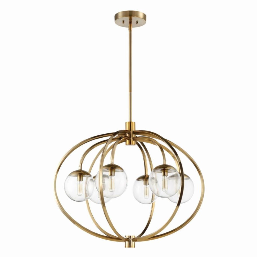 Chandeliers * | Best Deal Globe Craftmade Piltz 45526 Chandelier