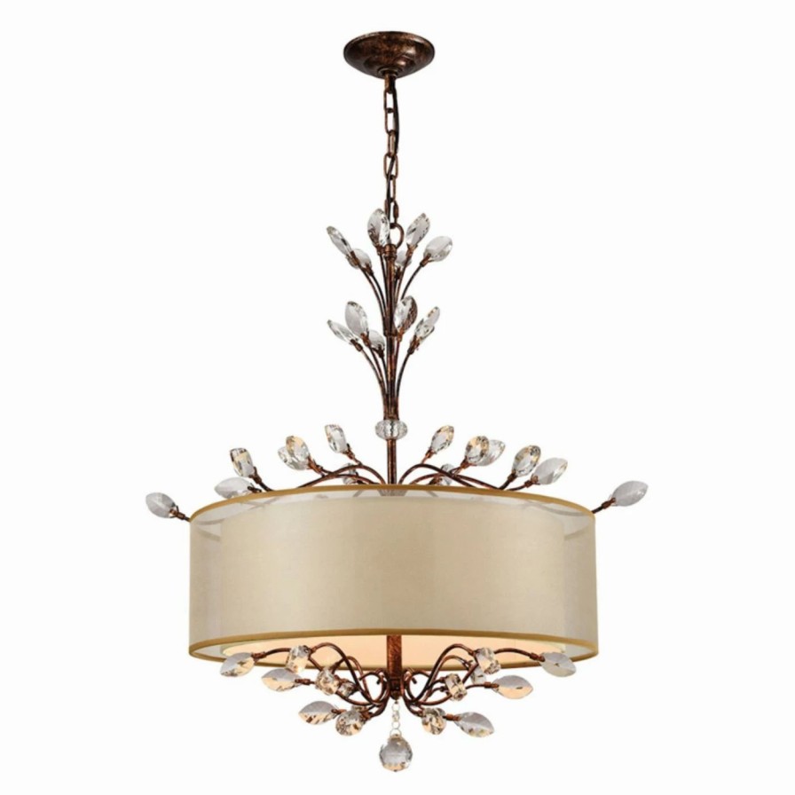 Chandeliers * | Coupon Drum Elk Lighting Asbury 162 Chandelier