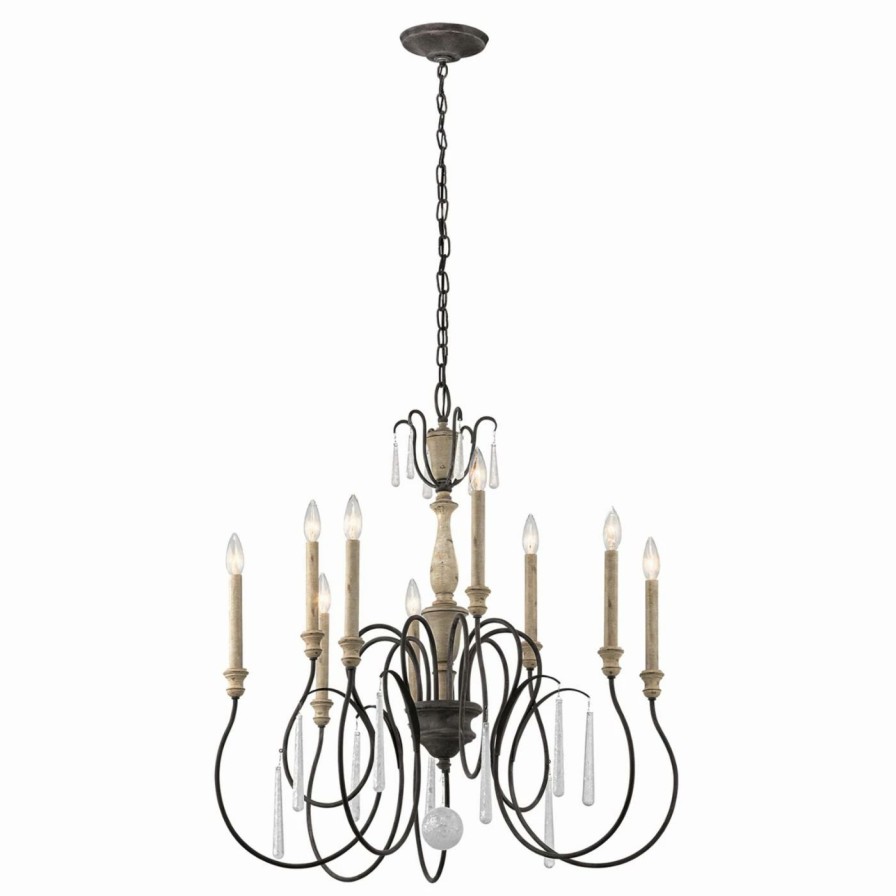 Candle * | Discount Candle Kichler Kimberwick 43618Wzc Chandelier