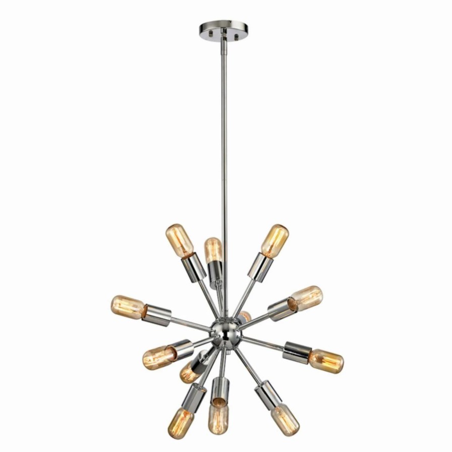 Chandeliers * | Flash Sale Sputnik Elk Lighting Delphine 4623 Chandelier