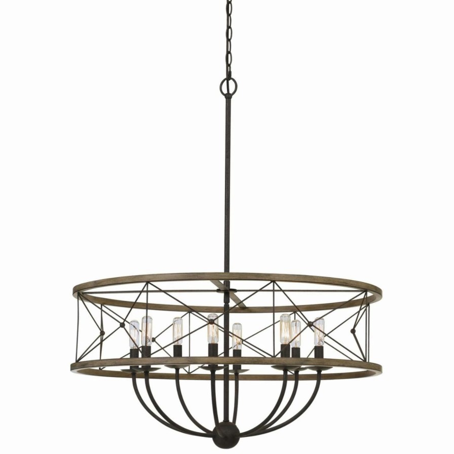 Chandeliers * | Budget Drum Cal Lighting Modica Fx-3685-3 Chandelier