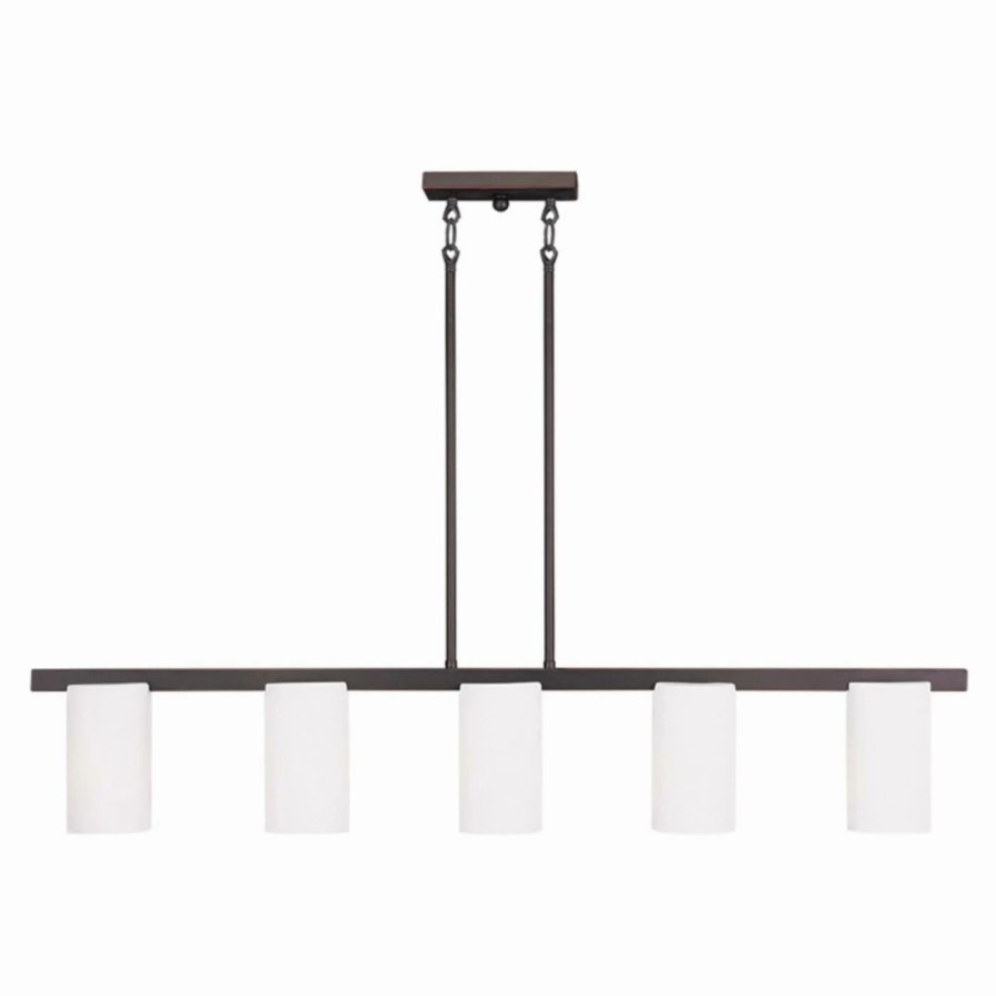 Chandeliers * | Best Sale Livex Lighting Linear Livex Astoria 1327 5-Light Chandelier