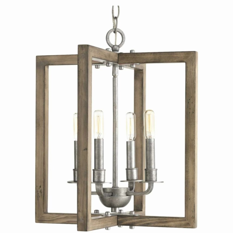 Chandeliers * | Buy Cage Progress Lighting Turnbury Chandelier