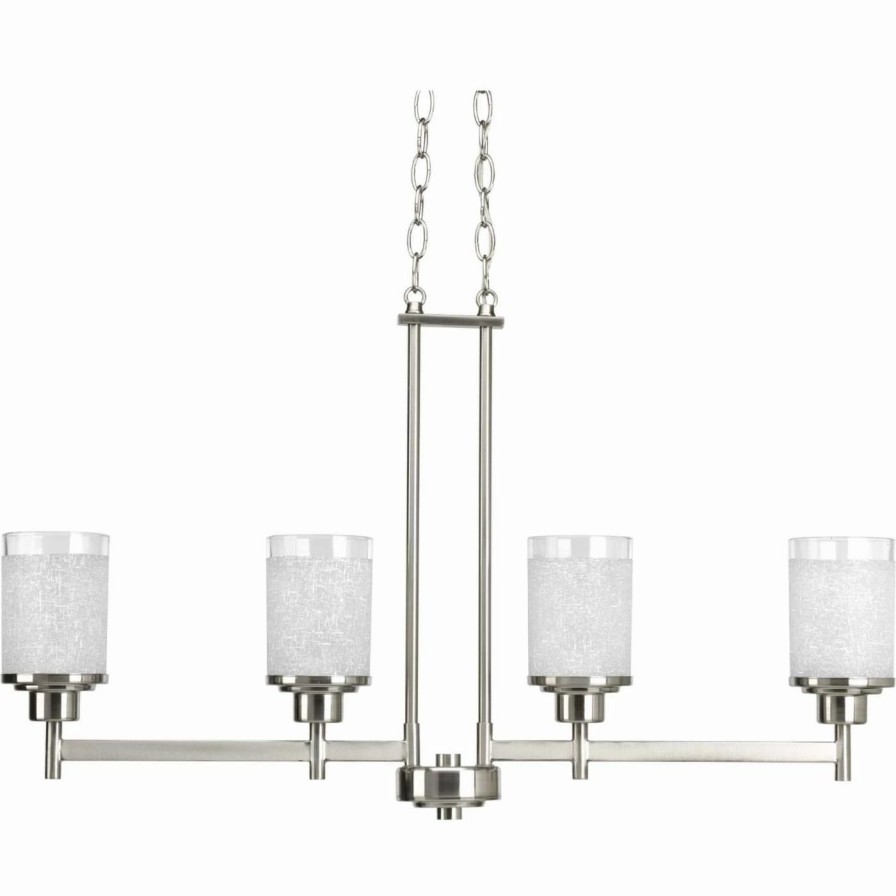 Chandeliers * | Hot Sale Progress Lighting Alexa P4619 Linear Chandelier