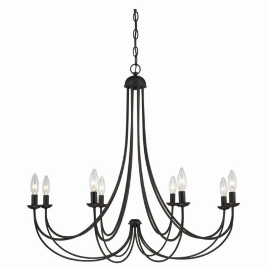 Candle * | Top 10 Candle Quoizel Mirren Mrn5008Ib Chandelier