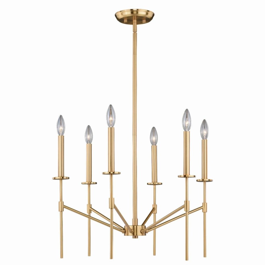 Candle * | Deals Candle Vaxcel Kedzie H0178 Chandelier