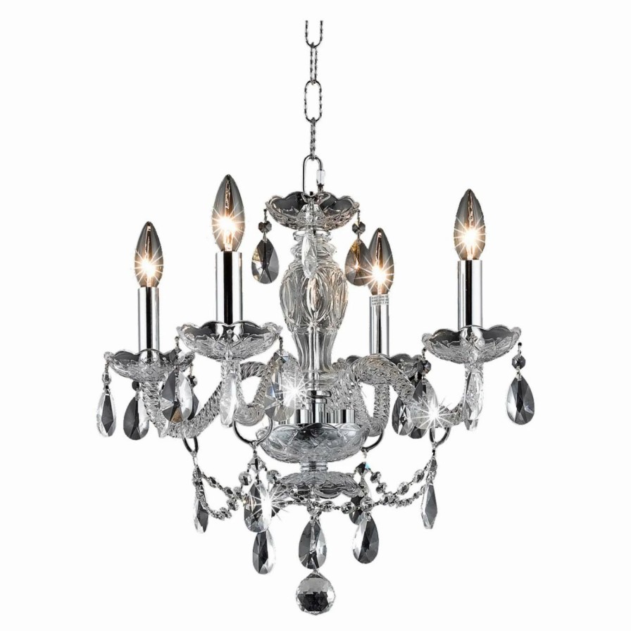 Candle * | Best Sale Crystal Living District Elle Ld7834D17 Chandelier