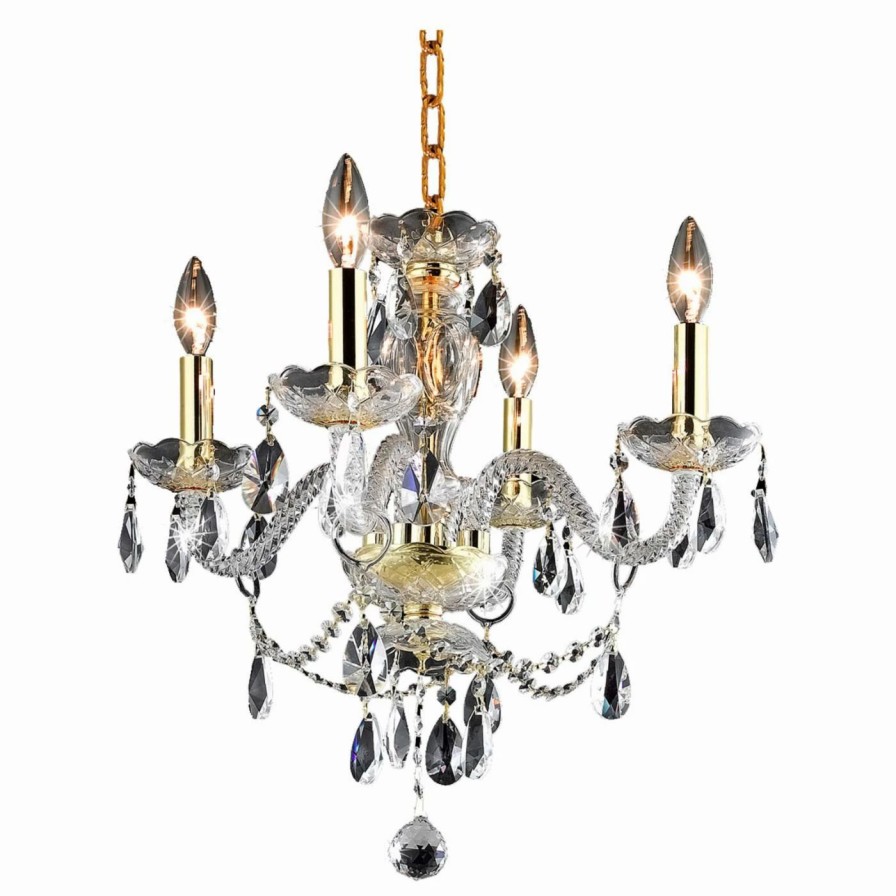 Candle * | Best Sale Crystal Living District Elle Ld7834D17 Chandelier