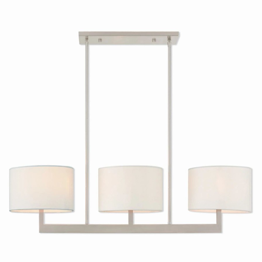 Chandeliers * | Buy Linear Livex Lighting Hayworth 3 Light Chandelier