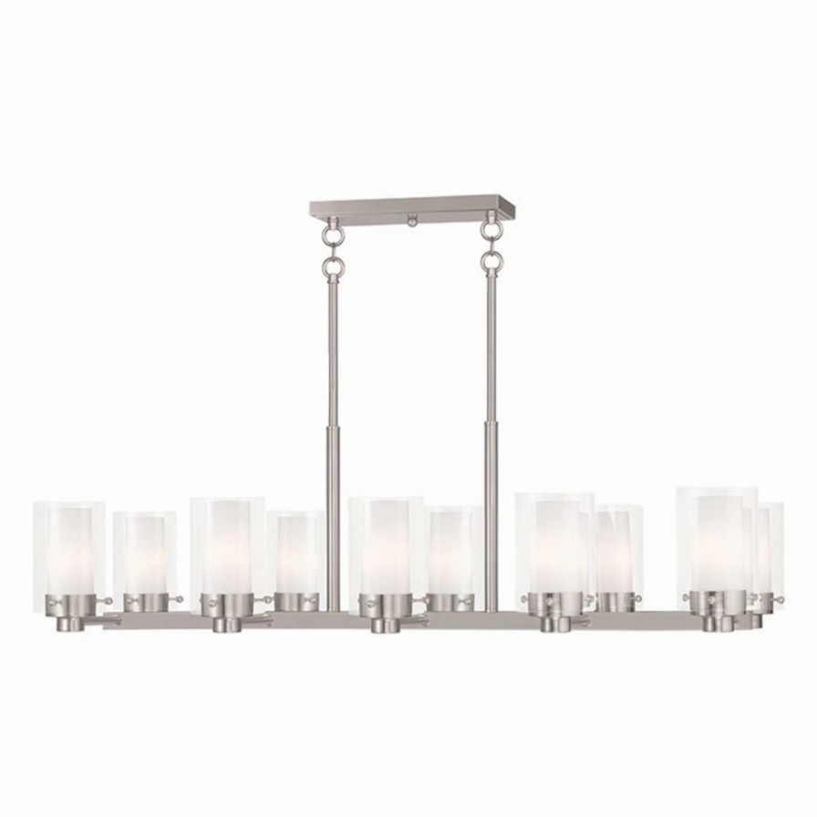 Chandeliers * | Promo Linear Livex Lighting Manhattan 50679 Chandelier