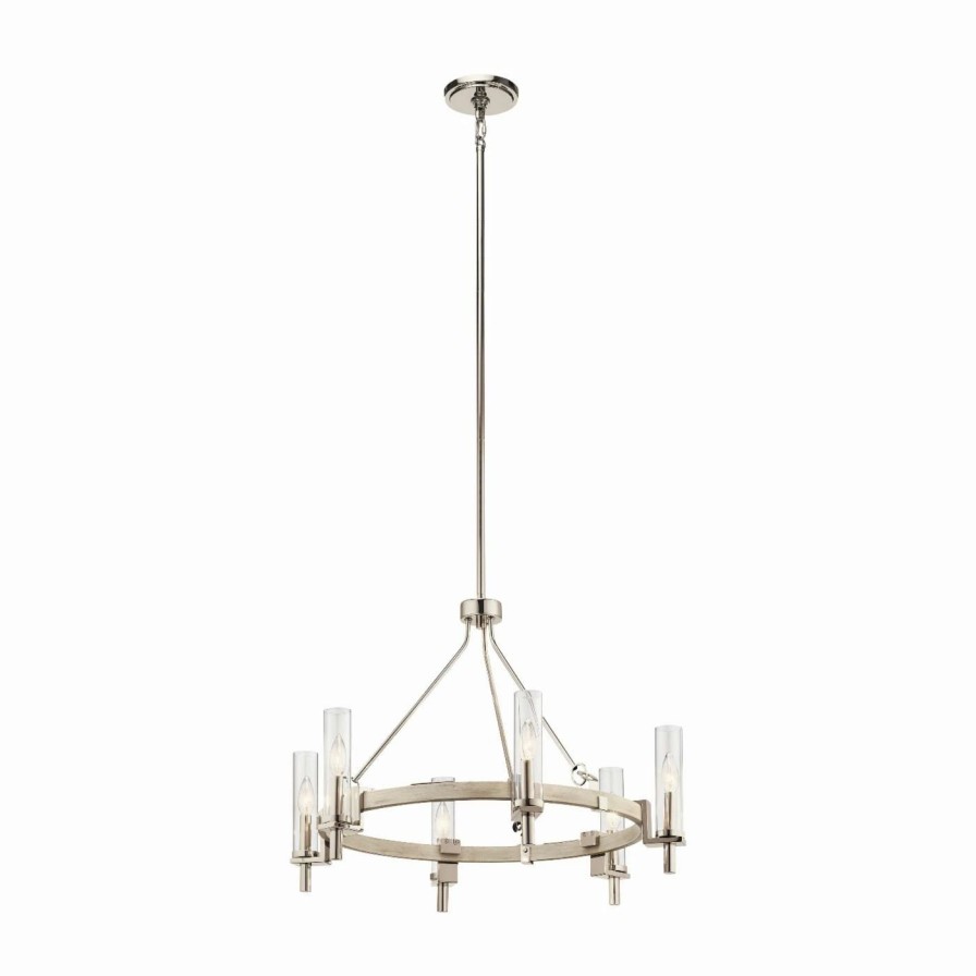 Chandeliers * | Cheapest Wagon Wheel Kichler Telan 44284Www Chandelier