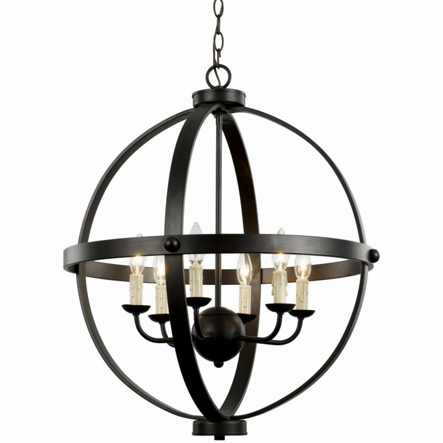 Chandeliers * | Wholesale Trans Globe Lighting 70596 Rob Old World Sphere Chandelier