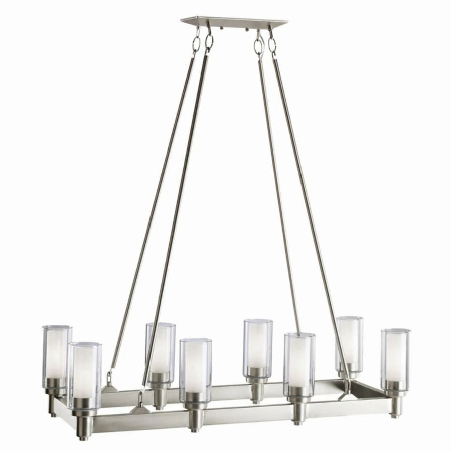 Chandeliers * | Cheapest Linear Kichler Circolo 2943 Chandelier 36.25 In.