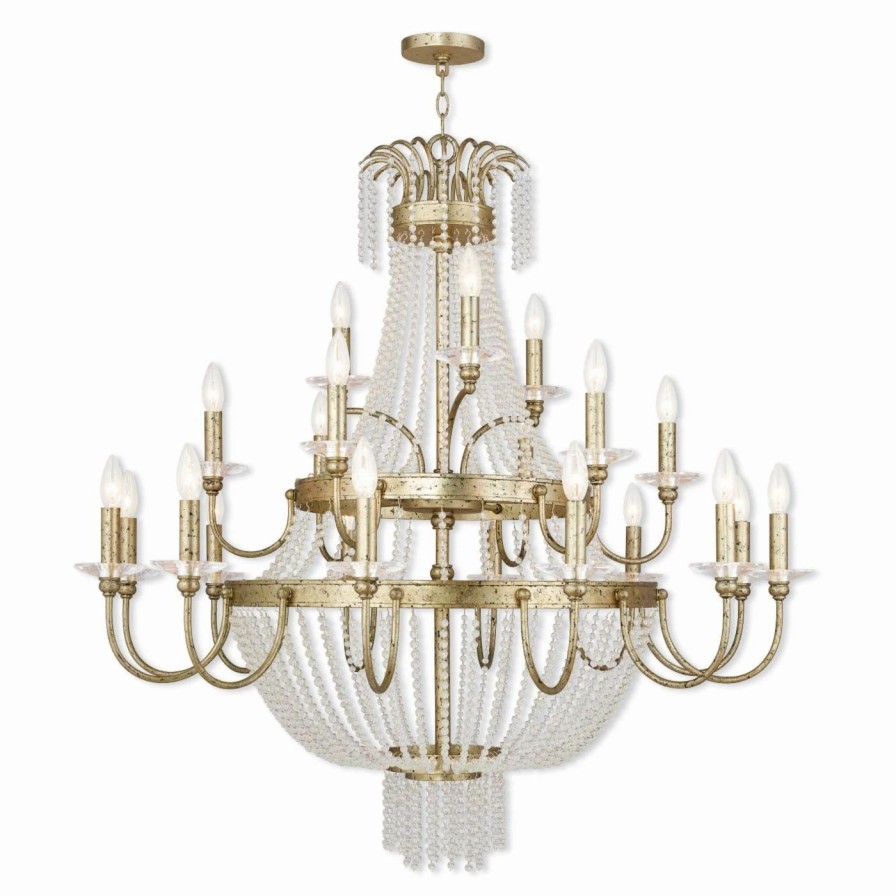 Chandeliers * | Hot Sale Livex Lighting Empire Livex Valentina 51877 Foyer Chandelier