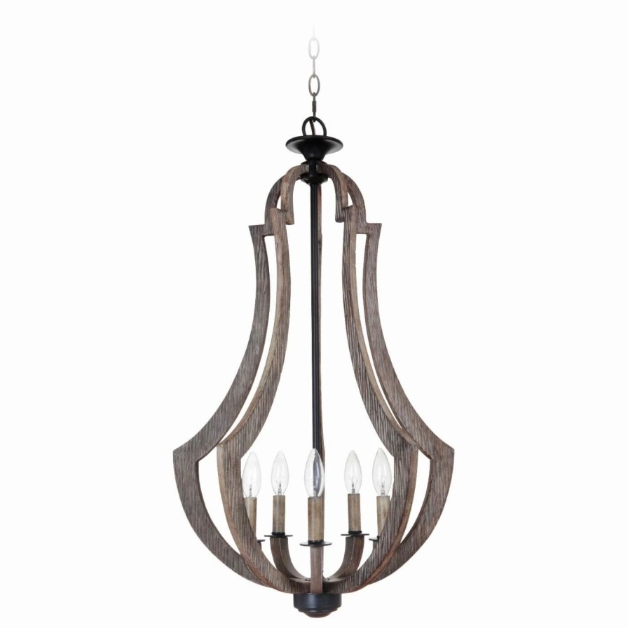 Chandeliers * | Deals Jeremiah Candle Craftmade Winton 35135-Wp Chandelier