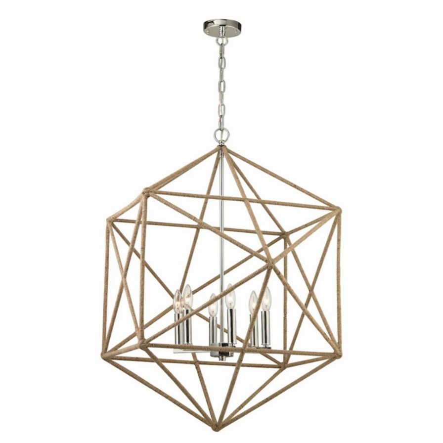 Candle * | New Candle Elk Lighting Exitor 31586/6 Chandelier