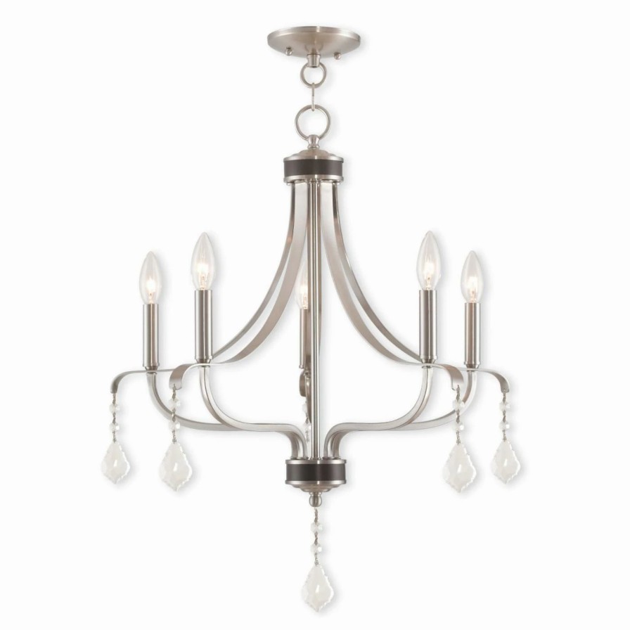 Candle * | Cheap Candle Livex Lighting Laurel 40785 Chandelier