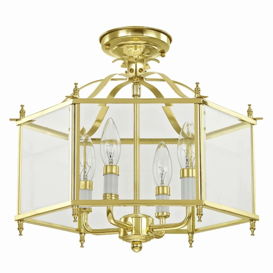 Chandeliers * | Top 10 Candle Livex Lighting Livingston 4398 Chandelier