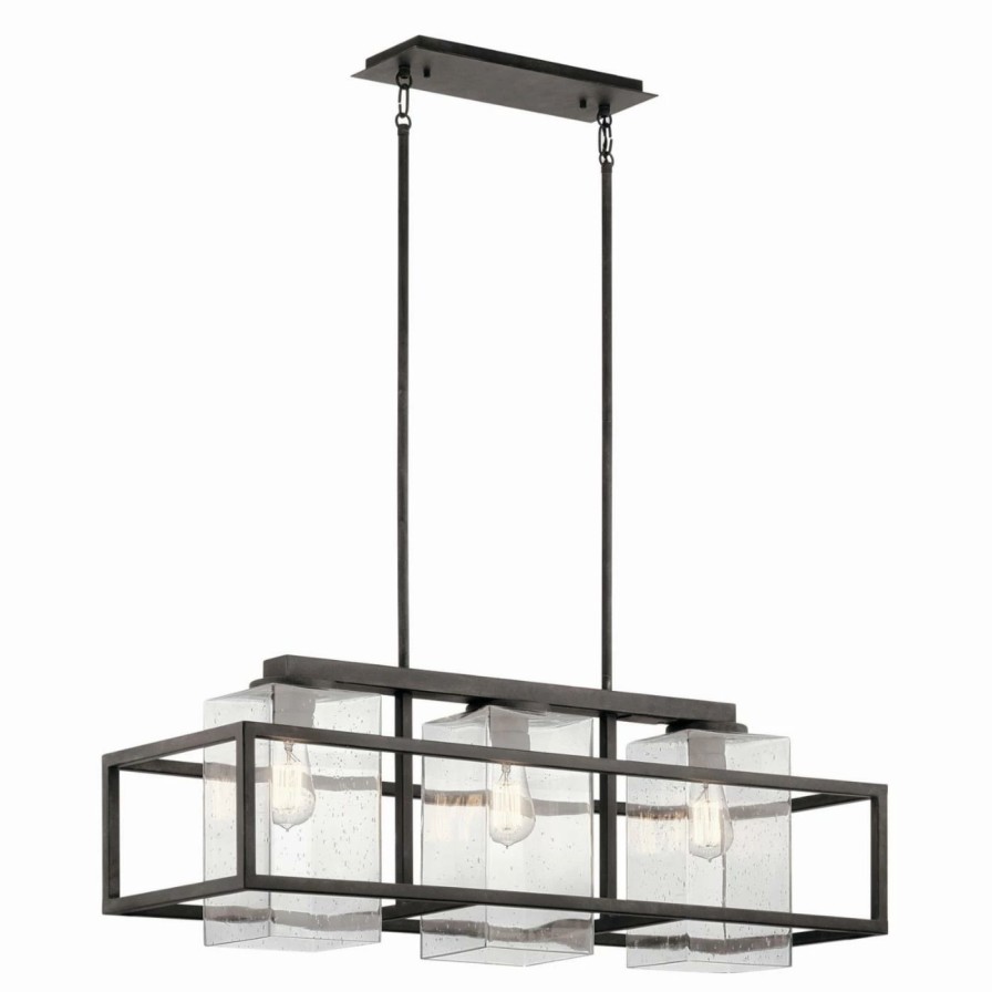 Chandeliers * | Cheapest Kichler Wright Outdoor Linear Chandelier