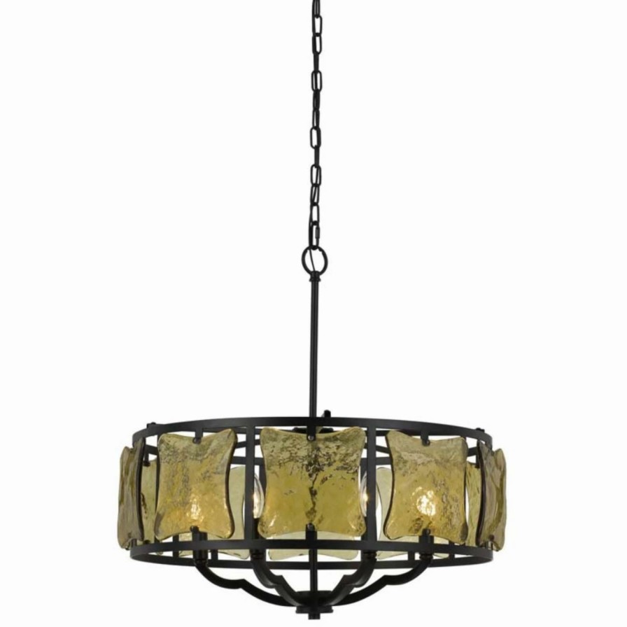 Chandeliers * | Best Pirce Drum Cal Lighting Revenna Fx-3677-6 Chandelier