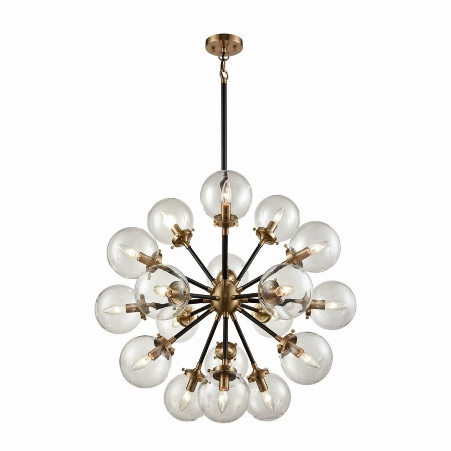 Chandeliers * | Cheapest Sputnik Elk Lighting Boudreaux 14435/18 18 Light Chandelier