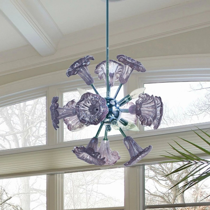 Chandeliers * | Cheap Sputnik Dale Tiffany Yuri Art Glass Chandelier