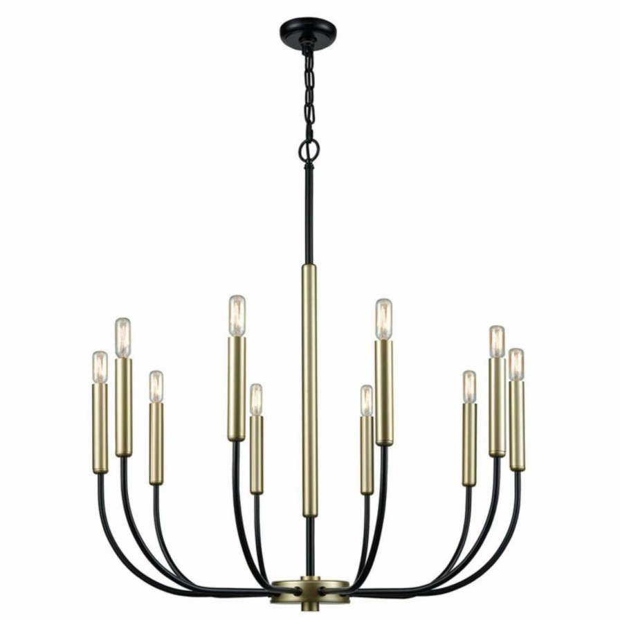 Chandeliers * | Brand New Dimond Lighting Edison Bulb Elk Lighting Transatlantique Chandelier