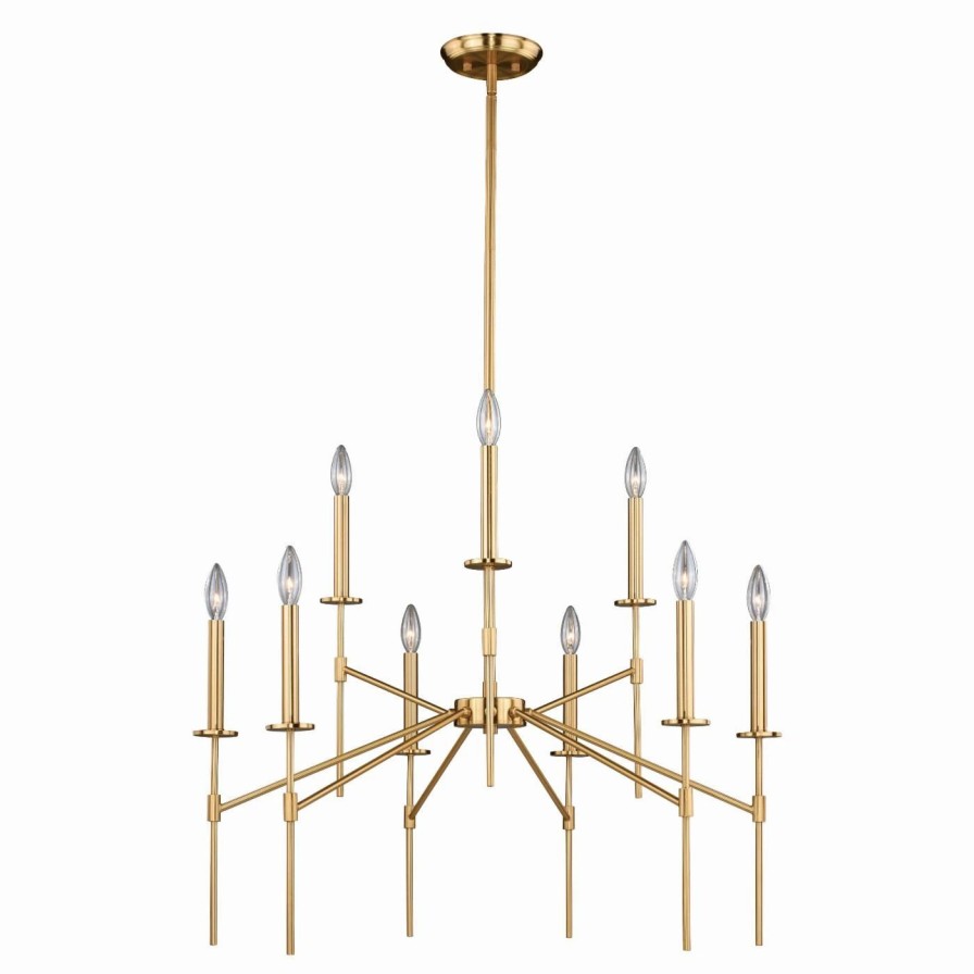 Candle * | Flash Sale Candle Vaxcel Kedzie H0180 Chandelier