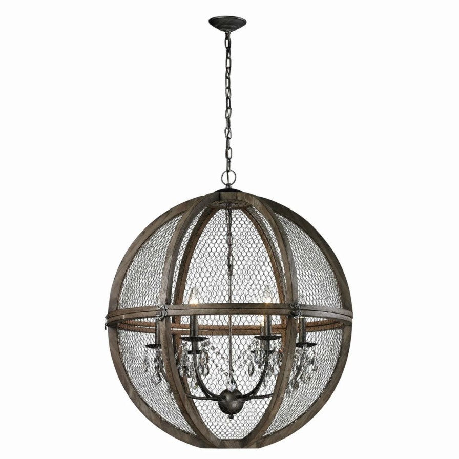 Chandeliers * | Cheapest Dimond Home Globe Elk Lighting Renaissance Invention 140-008 Chandelier