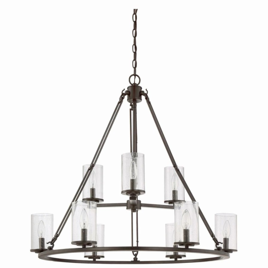 Candle * | Best Pirce Candle Quoizel Buchanan Bcn5009Wt Chandelier