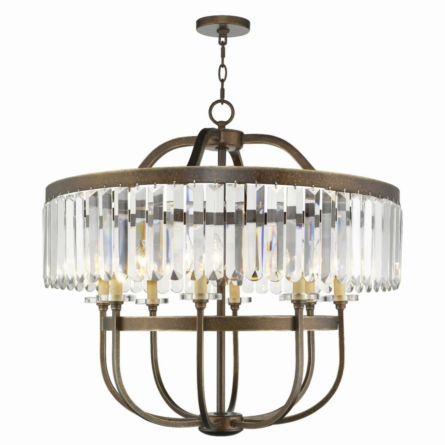 Chandeliers * | New Drum Livex Lighting Ashton 50549 Chandelier