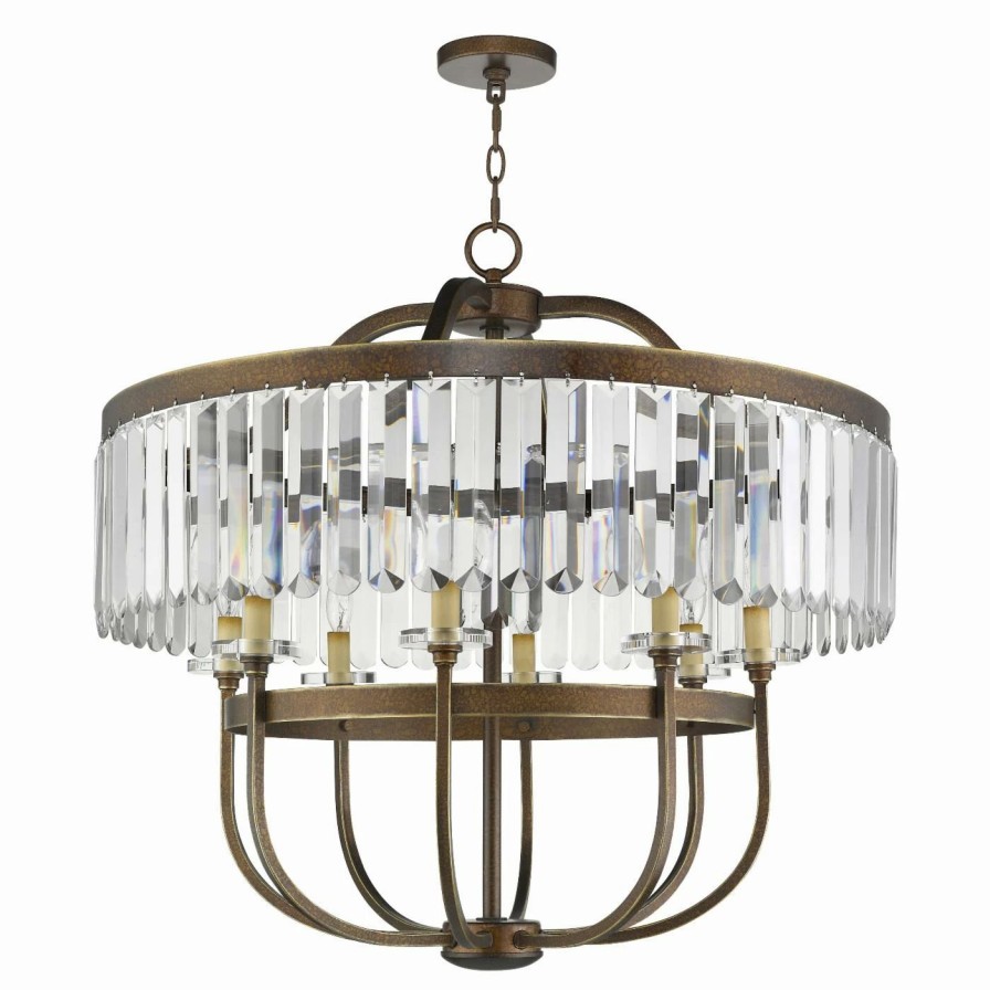 Chandeliers * | New Drum Livex Lighting Ashton 50549 Chandelier